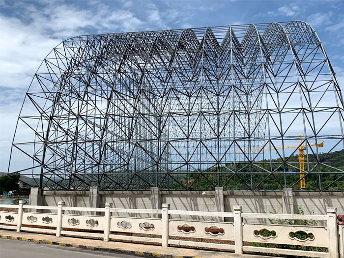曲靖山寨矿储煤棚网架